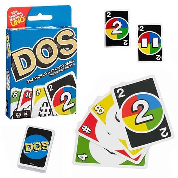 UNO DOS Card Game For Kids - Multicolor