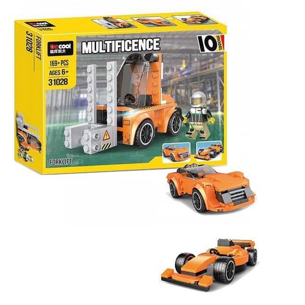Architect Multificence Forklift Building Blocks Set for Kids - Model 31028