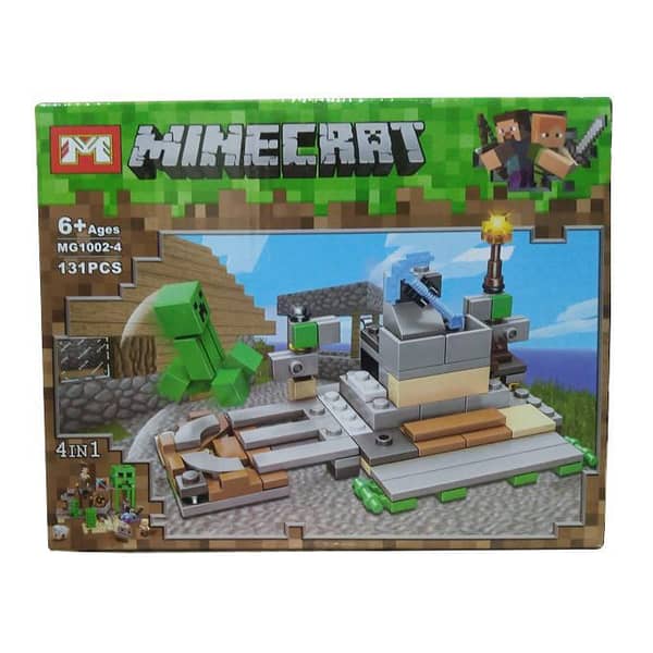 Minecraft  4 in 1 Building Blocks Set For Kids 6+ - 131 Pieces - MG1002-4