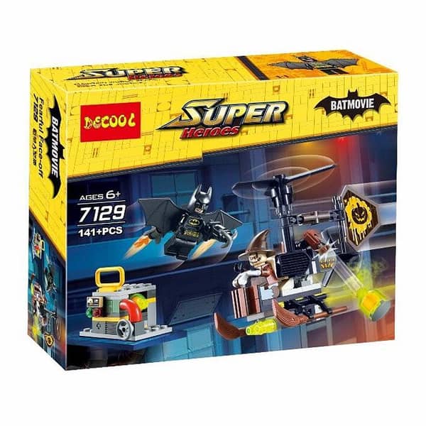 Planet X - Decool - Batman Scarecrow Fearful Face-Off Building Blocks - 7129