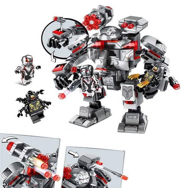 Planet X - Marvel Avengers: Super Heroes War Machine Buster with Ant Man Building Blocks - High-Tech Action