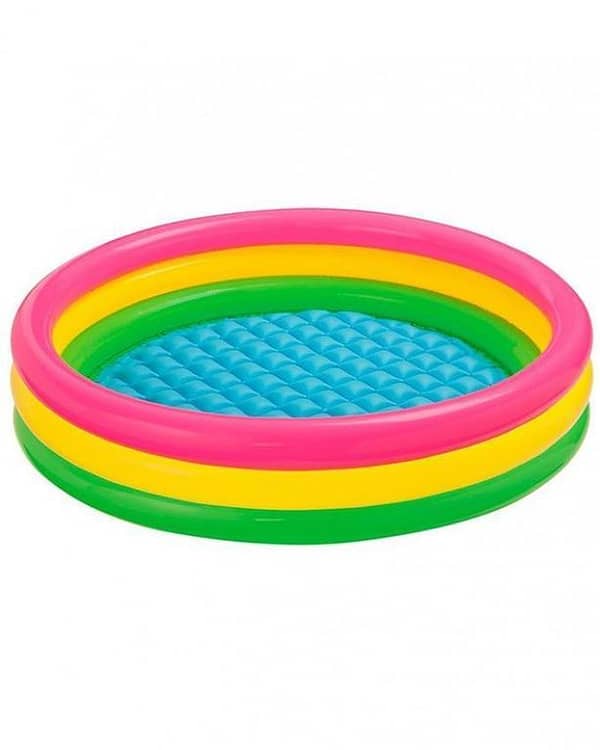 3 Ring Sunset Glow Baby Pool - Multicolor