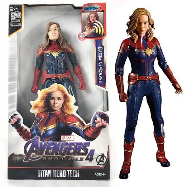 11-Inch Captain Marvel Carol Danvers Action Figure from Avengers