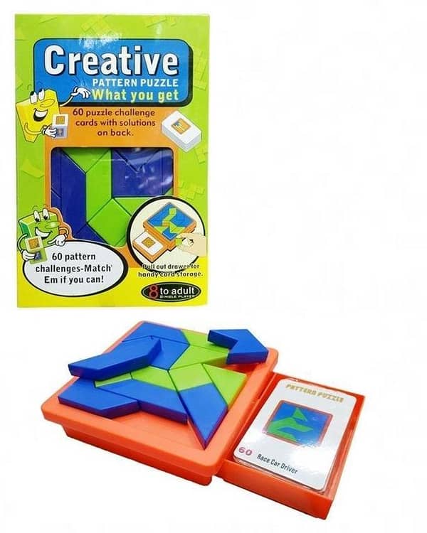 Creative Pattern Puzzle with 60 Challenges