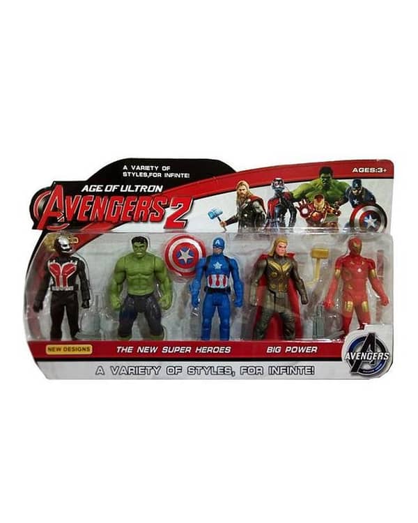Avengers Assemble 5-Pack of 5-Inch Super Hero Action Figures
