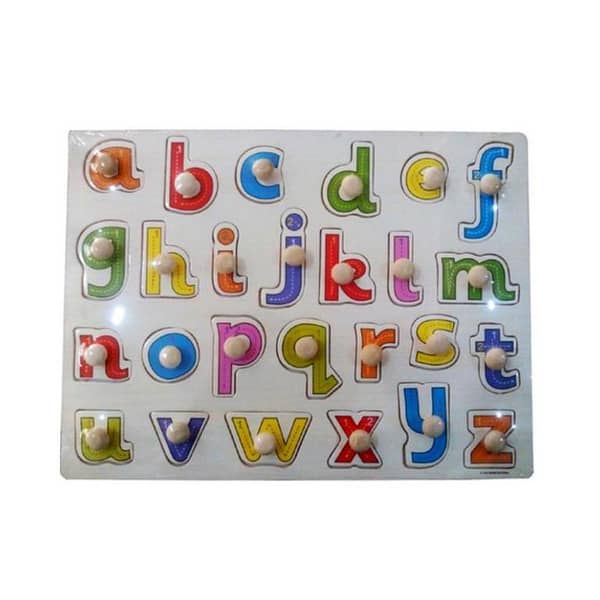 Small Wooden Alphabets Learning Puzzle
