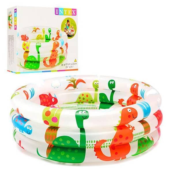 Intex – Dinosaur 3 Ring Baby Pool (2 ft x 8.5 inches) – 57106