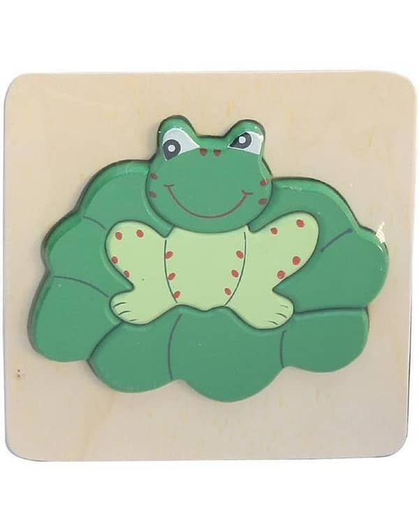 Frog Wooden Puzzle - Thick Design