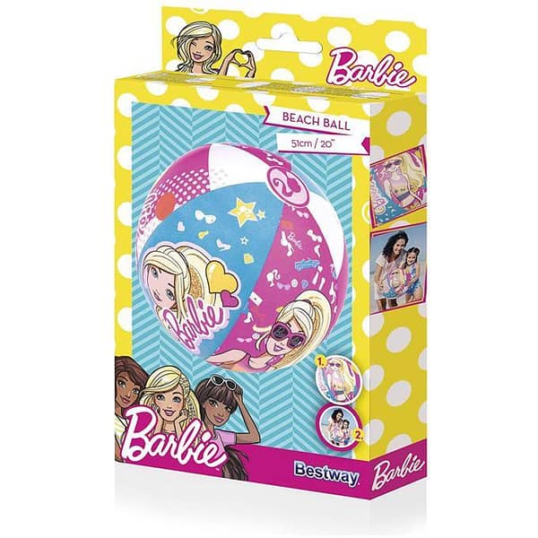 BarbieE Beach Ball Pink For Girls - 20 inches - 93201