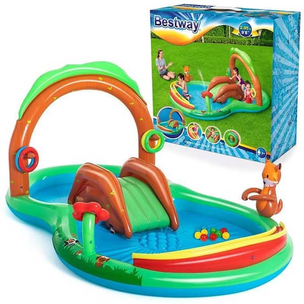 Bestway 53093 Friendly Woods Play Center Pool for Kids