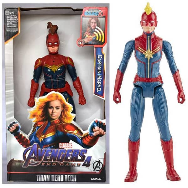 11-Inch Avengers Captain Marvel Action Figure with Sound Effects
