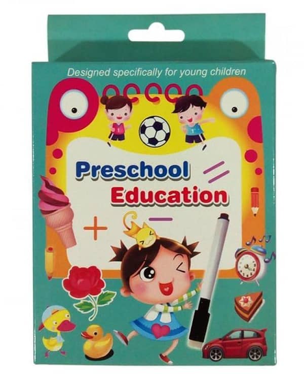 Pre-School Learning Flash Cards WithMarker
