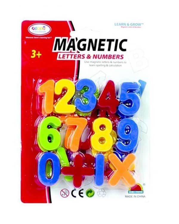 Number Magnets - Multicolor