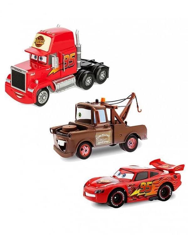 Pack of 3 - Disney Racing Cars - Red