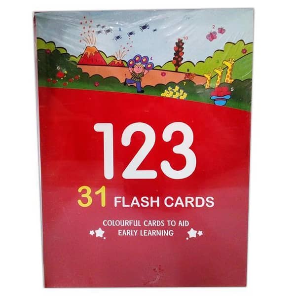 123 Flash Cards – 31 pcs