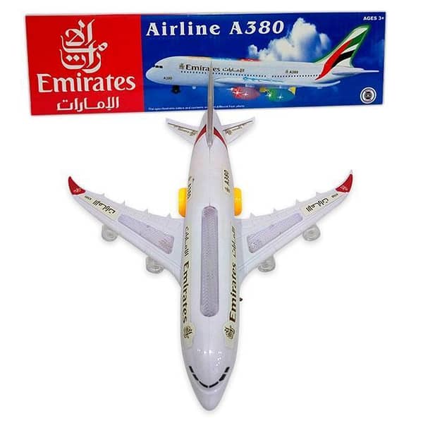 Emirates Airlines Airbus A380 – Light & Sound Toy Plane