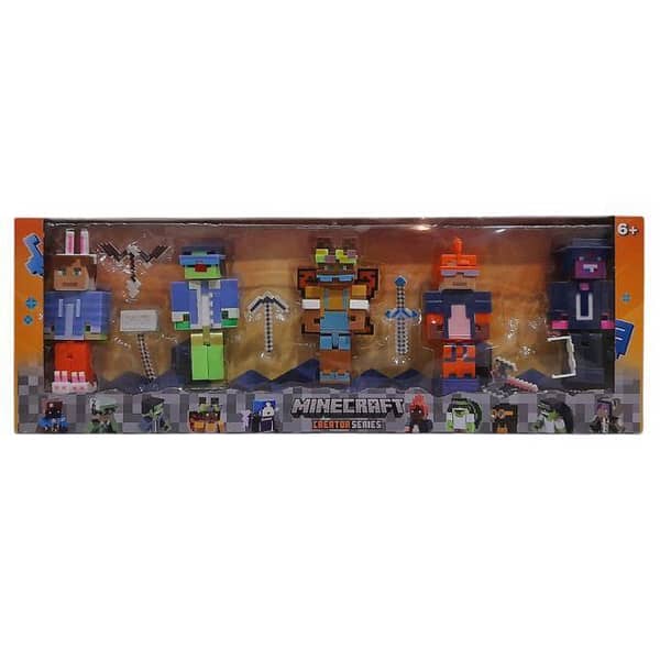 Minecraft Creator Series - Pack of 5 - 5 inches Action Figure Set for Kids - Version 2