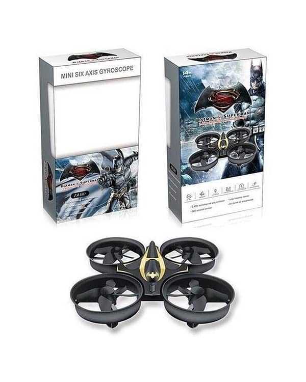 Rc – Batman Mini Flying 6 Axis Gyro Drone – 2.4 Ghz – 8Cm