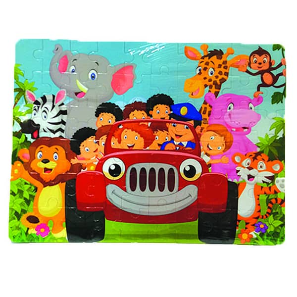 Wooden Jigsaw Wild Safari - 60 Pcs