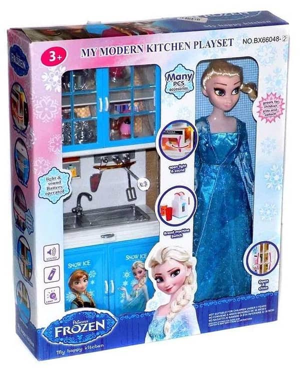 Frozen Kitchen Playset - Blue & White