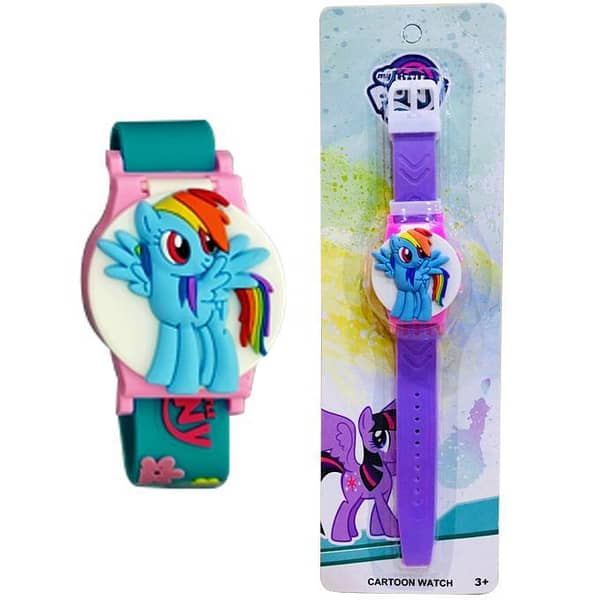Pink My Little Pony Cartoon Wrist Watch for Girls