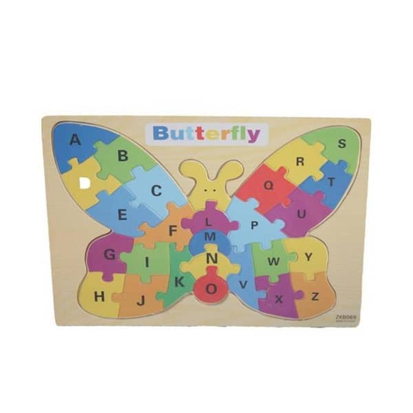 Planet X - Wooden ABC Puzzles - Colorful Learning Mastery