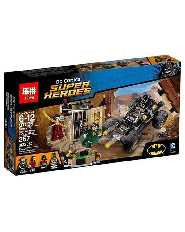 Batman & Robin Vs Ra'S Al Ghul Desert - Building Block Set
