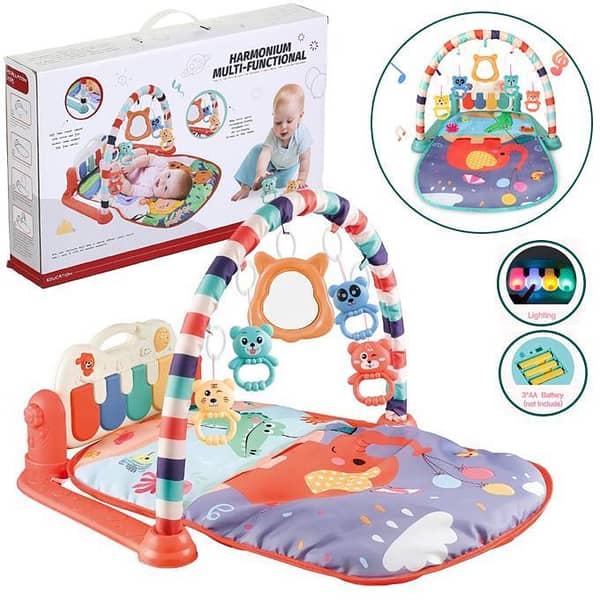Pink Harmonium Multi-Functional Play Mat Set for Newborns