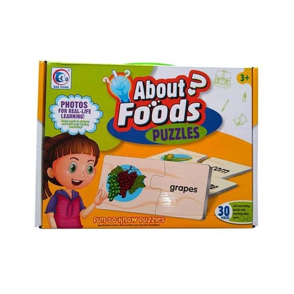 Match It Puzzle Set - Food Theme
