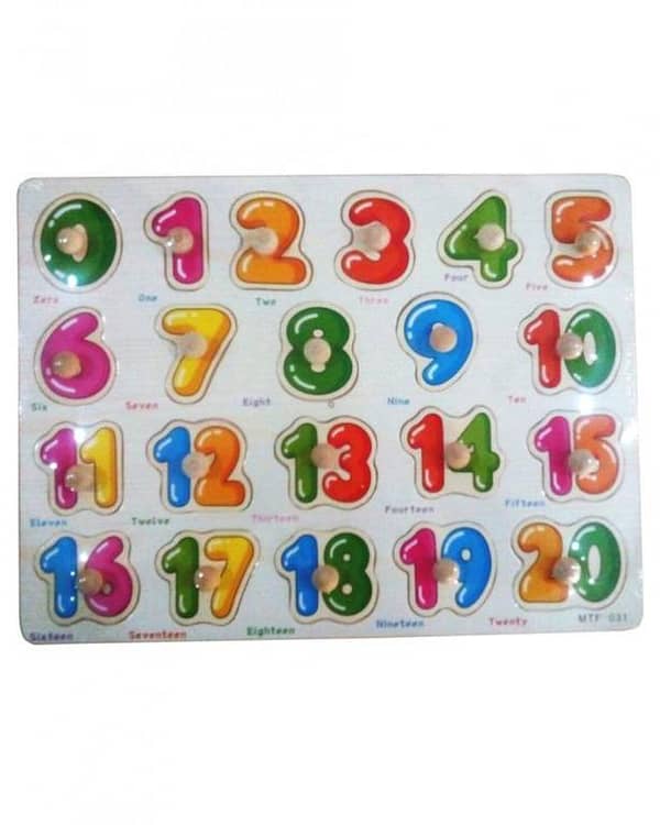 Planet X - Wooden Puzzling Numbers - Early Math Marvel
