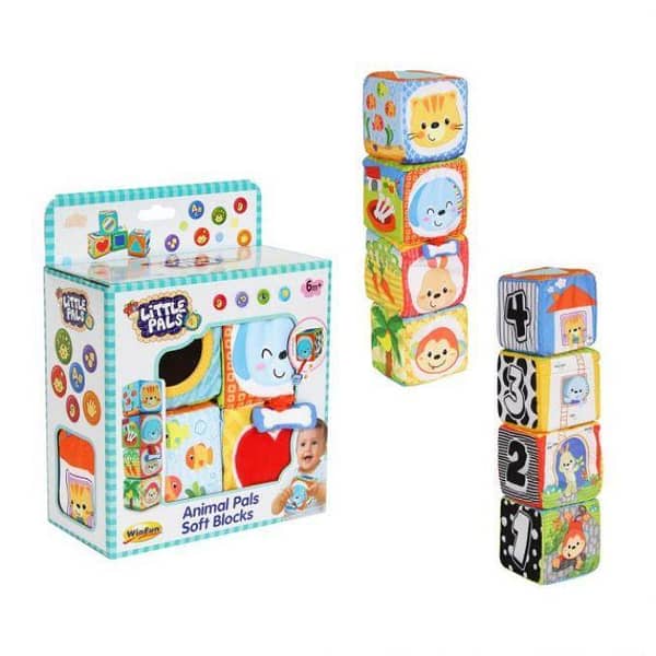 Win-Fun Little Pals Soft Blocks Toy Set for Kids - 0264