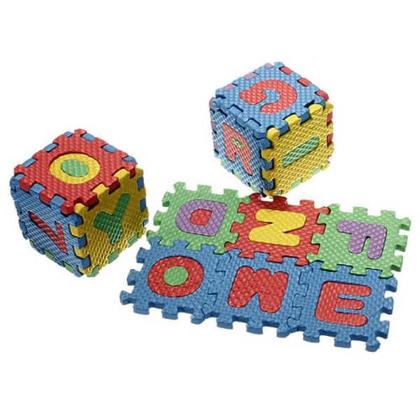 ABC Alphabet Puzzle Foam Floor Mat - Set of 10 Pieces (Large)