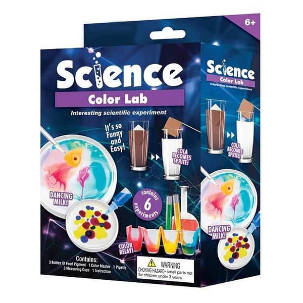 Science Color Lab DIY Kit: Fun Scientific Experiments for Kids 3+