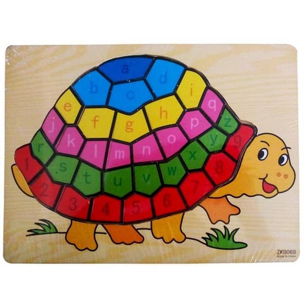 Turtle Wood ABC Puzzle
