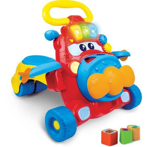 Win-fun 0875 Musical Walker Ride-On 2 in 1 Junior Jet Airplane