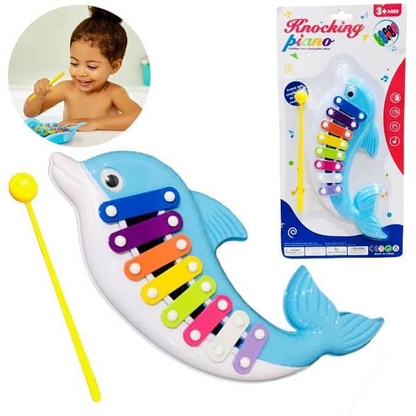 Dolphin-Shaped Xylophone Music Toy for Children