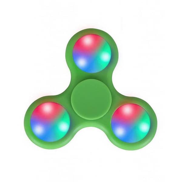 Planet X - Tricolor Light Show Fidget Spinner - Green Energy