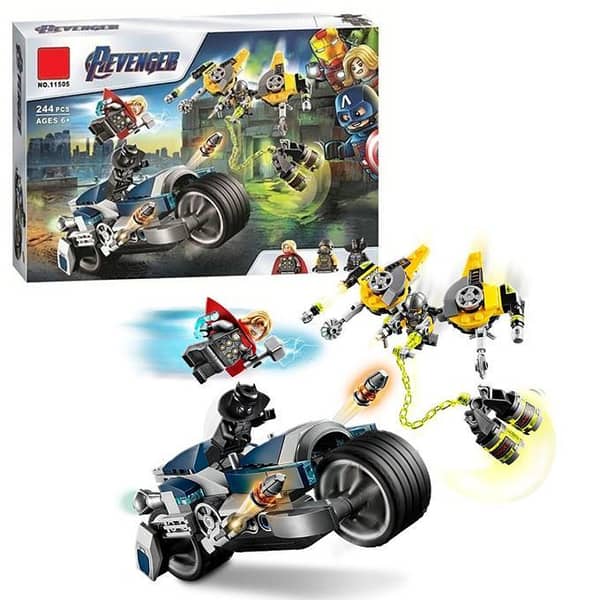 Avenger Bike Attack Building Blocks 11505 - 244 Pieces for Kids Age 6+