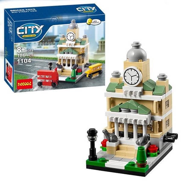 Planet X - Jisi Architect - 1104 Street Hall Mini Building Blocks - 186 Pcs of Architectural Marvel