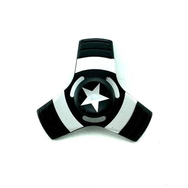 Captain America Fidget Spinner - Black