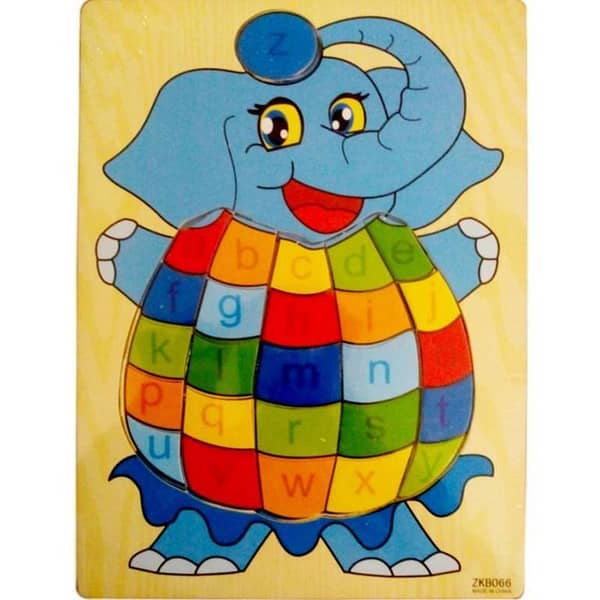Elephant Wooden ABC Puzzle
