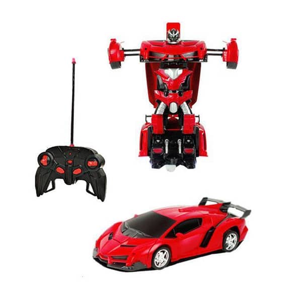 Red Lamborghini Transformer Sports Car with Remote Control