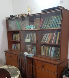 Wooden Book Shelf/ Crockery Unit/ Cabinet