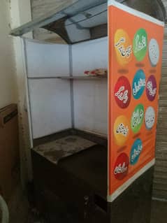 argent shawarma and burgar counter with hot plat