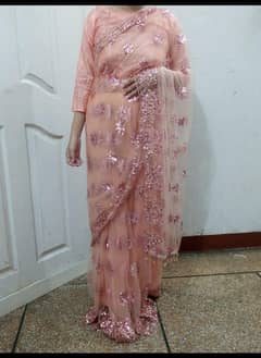 Elegant heavy saree