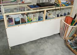 Display Counter / Racks  with Glass Top