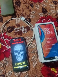 Selling my huawei y6s 3 64 with dibba and cable