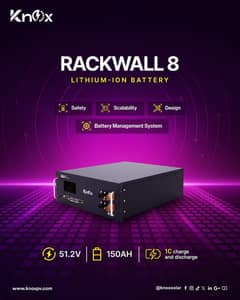 KNOX Rackwall 8 Lithium Battery LFP LIO8.0