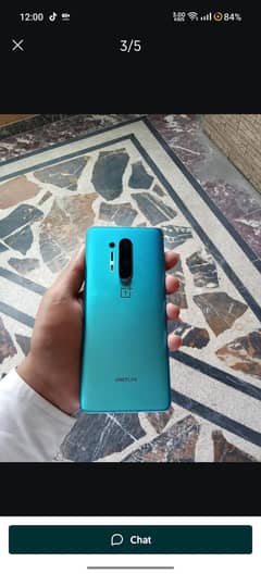 oneplus 8pro 12/256 line ma no dot no shade dual sim pta approved
