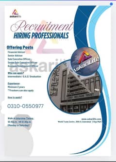 Job Opportunity Male/Female